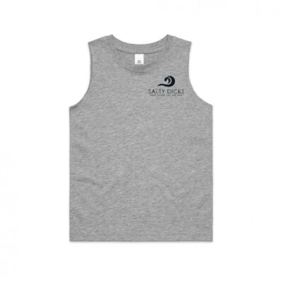 Salty Dicks Hard Day Signlet - AS Colour Kids Barnard Tank Thumbnail